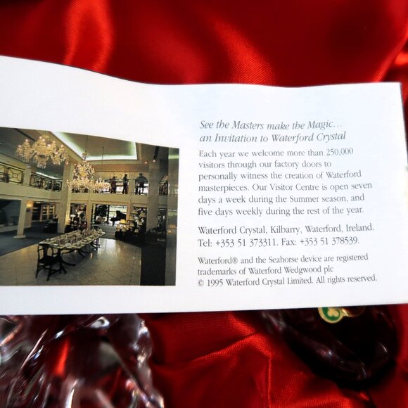 Waterford Crystal Three Piece The Nativity Collection Open Box - Picture 2 of 13